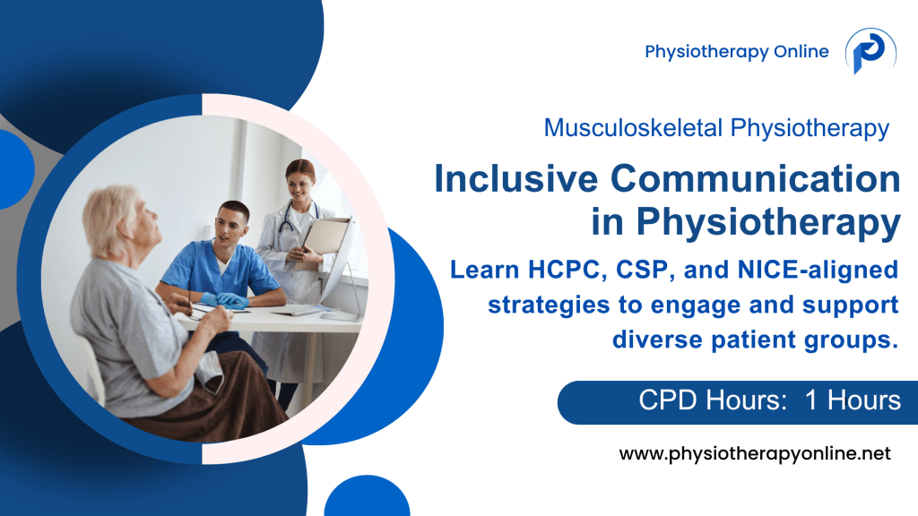 Online Physiotherapy Course 1 Hour CPD Certificate